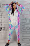 PJM170-100 Pijama intreaga kigurumi, model unicorn, L/XL, M, M/L, S/M
