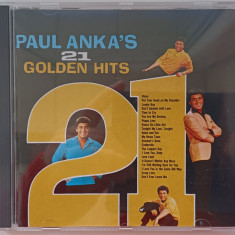 CD cu muzică Paul Anka - 21 Golden Hits