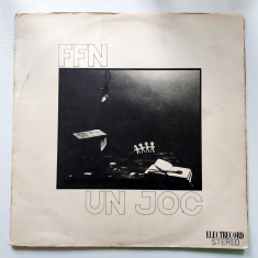 FFN - Un Joc, 1981 disc vinil LP muzica prog hard rock Electrecord ST EDE 01893