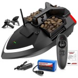 Cumpara ieftin Barca Nadit iUni V801, 3 Cuve, 2kg, 500m, 12000mAh, 10km/h, Telecomanda 2.4GHz, Autonomie 4h, Lumini LED