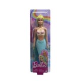 Cumpara ieftin Papusa Barbie Dreamtropia - Sirena cu corset galben si coada albastra