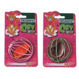 Jucarie soricel &amp; minge metalica &oslash; 6 cm