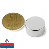 Magnet disc 20x10mm neodim puternic N45 forta 10 kg