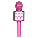 Microfon Wireless Karaoke MRG MWS858, Bluetooth, Reincarcabil, Boxa, Roz C1035, Other