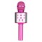 Microfon Wireless Karaoke MRG MWS858, Bluetooth, Reincarcabil, Boxa, Roz C1035