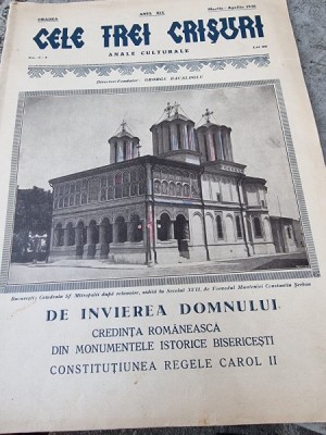 Cele Trei Crisuri, AnaleCulturale nr.3-4/martie-aprilie 1938 foto