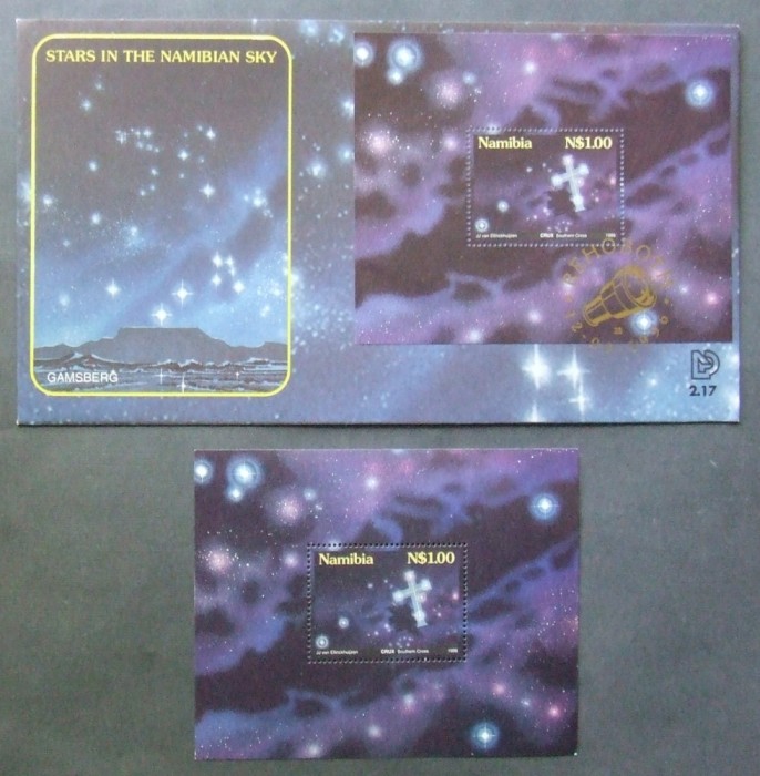NAMIBIA--CRUCEA SUDULUI-1S/Sh.+ 1 FDC.-MNH**NAM 02