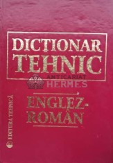 Dictionar tehnic englez-roman - 1997 (XX1020) foto