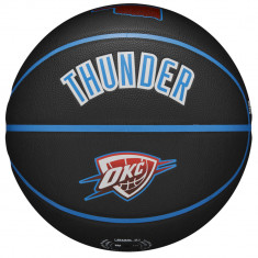 Mingi de baschet Wilson NBA Team City Collector Oklahoma City Thunder Ball WZ4016421ID negru foto