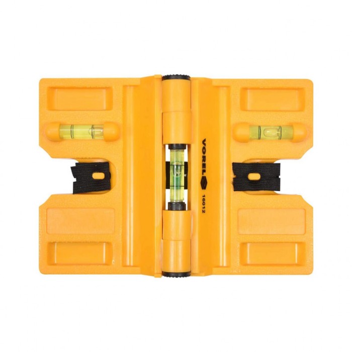 Nivela pentru colturi, 3 bule cu magnet Vorel 16012
