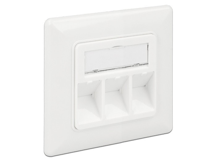 KEYSTONE ANSCHLUSSDOSE 3 PORT KOMPAKT 86194 DELOCK