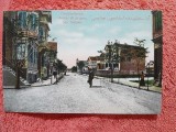 Carte postala, Constantinopole, Avenue de la gare, San Stefano, inceput de secol XX