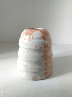 Vaza ceramica studio art Mid Century Modern Design, gresie, 9cm inaltime foto