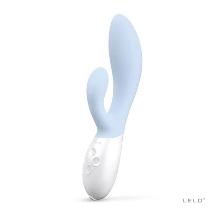 Vibrator Rabbit INA 3, Bleu Ciel, 20 cm