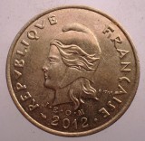 1.212 POLYNESIA POLINEZIA POLINESIA FRANCEZA 100 FRANCS FRANCI 2012