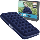 Saltea gonflabila 188x99x22 cm, capacitate maxima 150 kg, supapa scurgere, PVC, vascoza, albastru marin