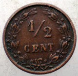 1.472 OLANDA 1/2 CENT 1884