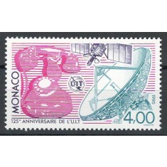 Monaco 1990 Mi 1955 MNH - 125 ani Uniunea Internationala a Telecomunicațiilor