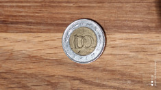 Ungaria 100 forint 1996 bimetalic foto