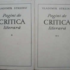 Pagini de critica literara (2 volume) – Vladimir Streinu