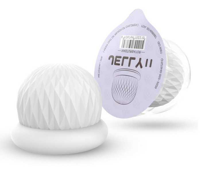Masturbator Jelly Cup White Lilac