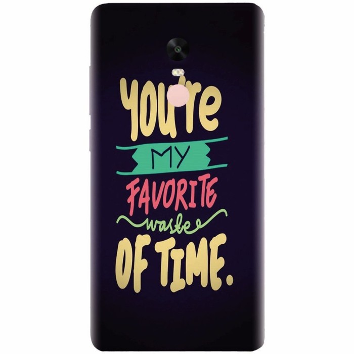 Husa silicon pentru Xiaomi Remdi Note 4X, My Favorite Waste Of Time
