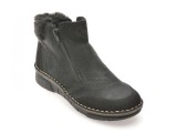 Ghete RIEKER negre, 73352, din piele ecologica