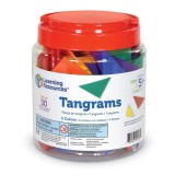 Tangram in 6 culori PlayLearn Toys, Learning Resources