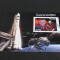 Bloc Filatelic 60 Ani Vostok 1 &ndash; Yuri Gagarin, Lansare Istorică