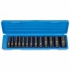 Schlagschrauber Nuss Set 1/2 Zoll, 10-30 mm, tief, 13-teilig, Cr-Mo