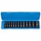 Schlagschrauber Nuss Set 1/2 Zoll, 10-30 mm, tief, 13-teilig, Cr-Mo