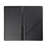 Nota de Plata PVC Negru Risto 12x22 cm &ndash; 2 Buzunare HoReCa