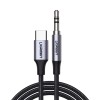 UGREEN cablu audio Type-C la AUX 3.5mm, 1m, negru (model AV143 30633)