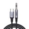 UGREEN cablu audio Type-C la AUX 3.5mm, 1m, negru (model AV143 30633)