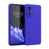 Husa Kwmobile pentru Xiaomi 11T/11T Pro, Silicon, Albastru, 56573.134, Carcasa