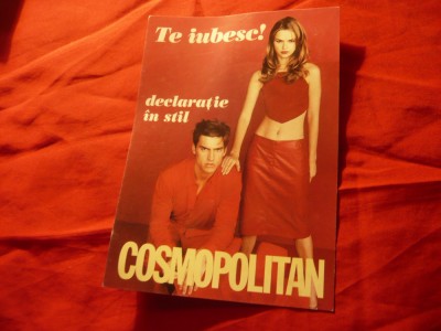 Ilustrata Reclama la Publicatia Cosmopolitan Romania foto