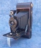 aparat foto vechi cu burduf Kodak No.2A Folding Autographic Brownie