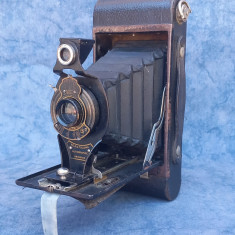 aparat foto vechi cu burduf Kodak No.2A Folding Autographic Brownie