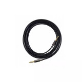 Cablu audio stereo cu conector Jack 3.5 mm, 1500 mm Negru