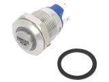 Comutator Anti-Vandalism SPST-NO 2A 36VDC IP65 12mm