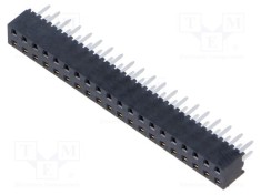 Conector şiruri pini mamă 40 PIN 2mm aurit THT SAMTEC