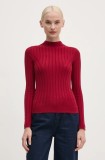Pepe Jeans pulover IZABEL TURTLENECK femei, culoarea rosu, PL702224