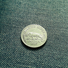 1/4 Rupee 1947 India / quarter / George VI