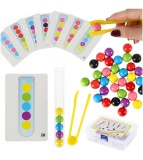 Puzzle educativ cu bile colorate Montessori, Oem