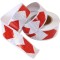 Banda reflectorizanta alba cu sageata rosie 07R W 10cm x 25m