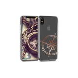 Husa pentru Apple iPhone X/iPhone XS, Silicon, Rose Gold, 42505.11