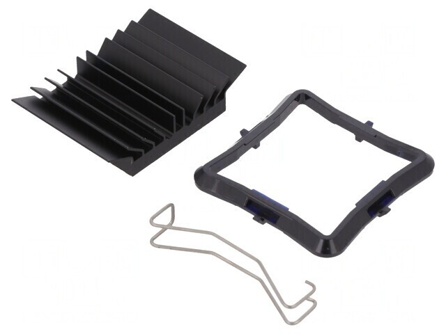 Radiator BGA Negru cu Aripioare 31x31mm