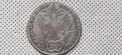 AUSTRIA 20 KREUZER 1814 A foto