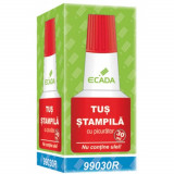 Tus pentru Stampila ECADA, 30 ml, Rosu, Tus Stampila, Tus Stampila ECADA, Tus Stampila Rosu, Tus Rosu Stampila, Tus de Stampila, Tus Stampila Permanen