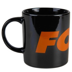 Cana Fox Collection Black &amp; Orange Logo Ceramic Mug 350ml